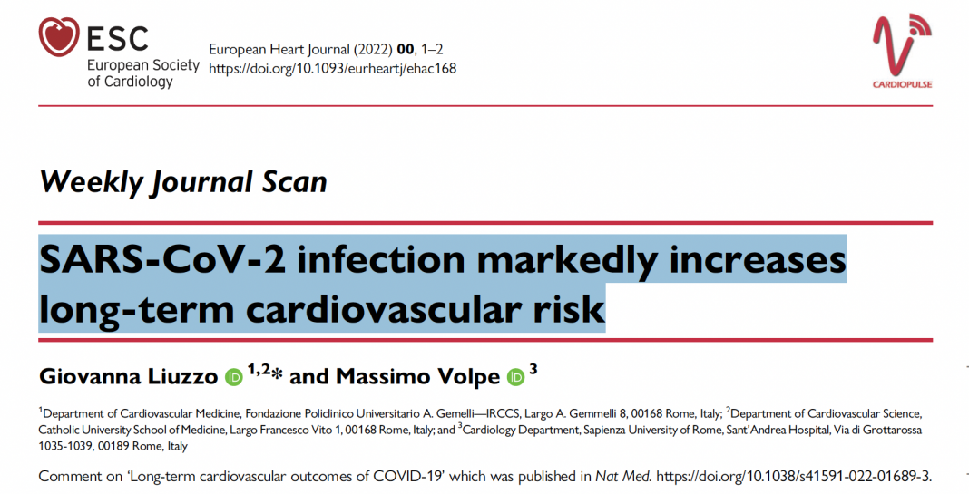SARS-CoV-2 infection markedly increases long-term cardiovascular risk