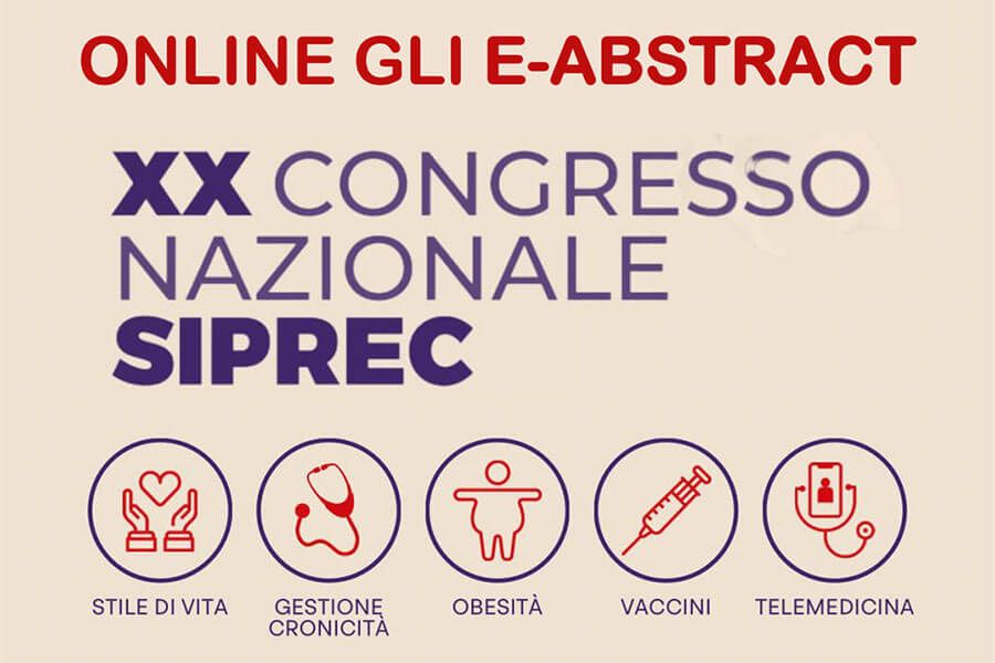 Online gli E-ABSTRACT del 20° Congresso Nazionale SIPREC